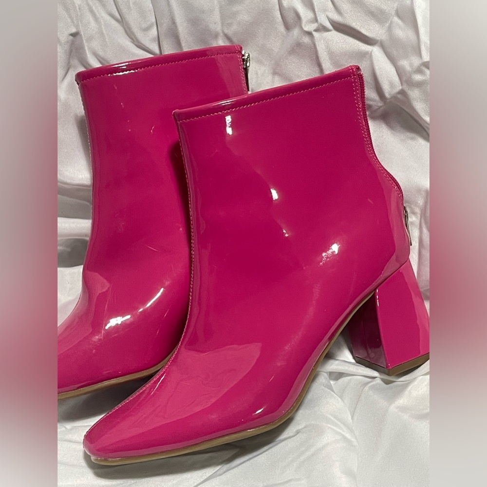 Shein Hot Pink heeled boots Size 9 - Picture 8 of 9